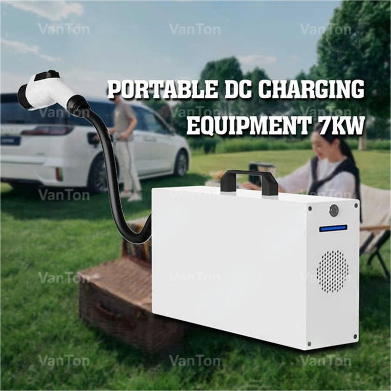 7KW Water-proof Compact Portable DC Charging Station for Electric Vehicle