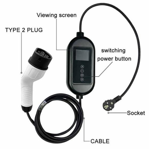 Type 2 Portable EV Charger